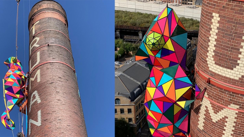 Symphotech event safety at height with chameleon, Truman Brewery, London August 2019